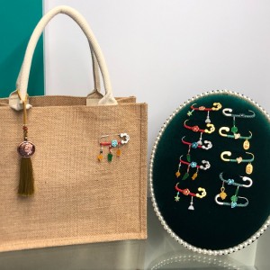 Chinese-stijl gelukkige broche